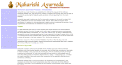 Desktop Screenshot of maharishiayurvedapractitioners.co.uk